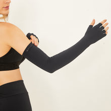 Load image into Gallery viewer, Image 06: Uv Line Gants Extra Long Glove Preto Upf50+
