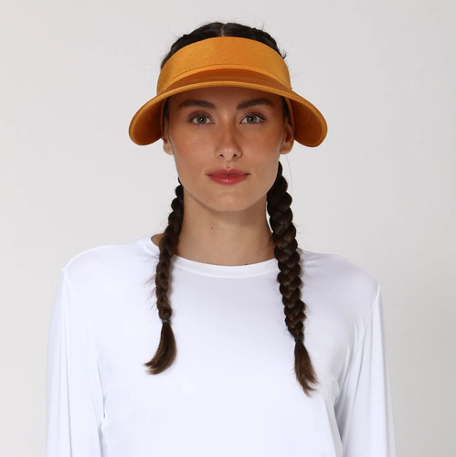 Model Front: Uv Line Visière Grecia Laranja