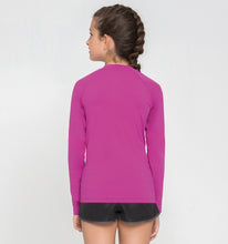Load image into Gallery viewer, Model Back: Uv Line T-Shirt Kids Fpu50+ Uvpro Long Sleeve T-Shirt Pink Uv
