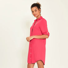 Load image into Gallery viewer, Image 02: Uv Line Chemise Shirtdress Copenhagen Pink Upf50+

