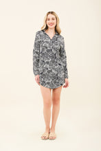 Load image into Gallery viewer, Model Front: Uv Line Chemise Shirtdress Dalia Marinho Upf50+
