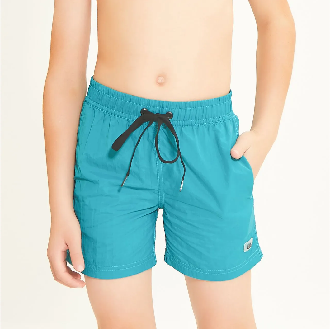 Gallery: Uv Line Maillot De Bain Garçon Short Aqua Lucca Petroleo Upf50+