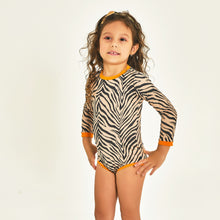 Load image into Gallery viewer, Image 02: Uv Line Maillot De Bain Bébé Swimsuit Baby Zebra Upf50+
