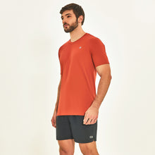Load image into Gallery viewer, Image 02: Uv Line Fitness Haut T-Shirt Sport Fit Ferrugem Upf50+
