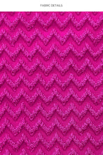 Load image into Gallery viewer, Bottom Wavy Ruched Capri Fuchsia
