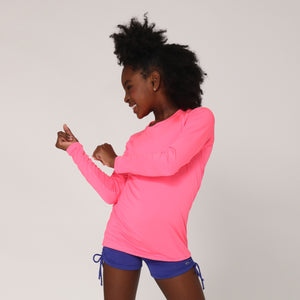 Camiseta Uvlight Pink Fluor SPF50+