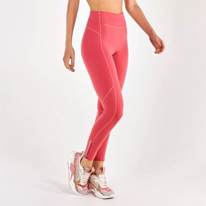 Barra Coral Supplex Ziper Leggings