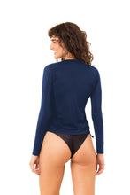 Load image into Gallery viewer, Navy Rash Guard
