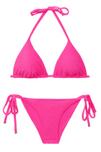 Load image into Gallery viewer, Malibu-Rosa Tri-Inv Cheeky-Tie Set
