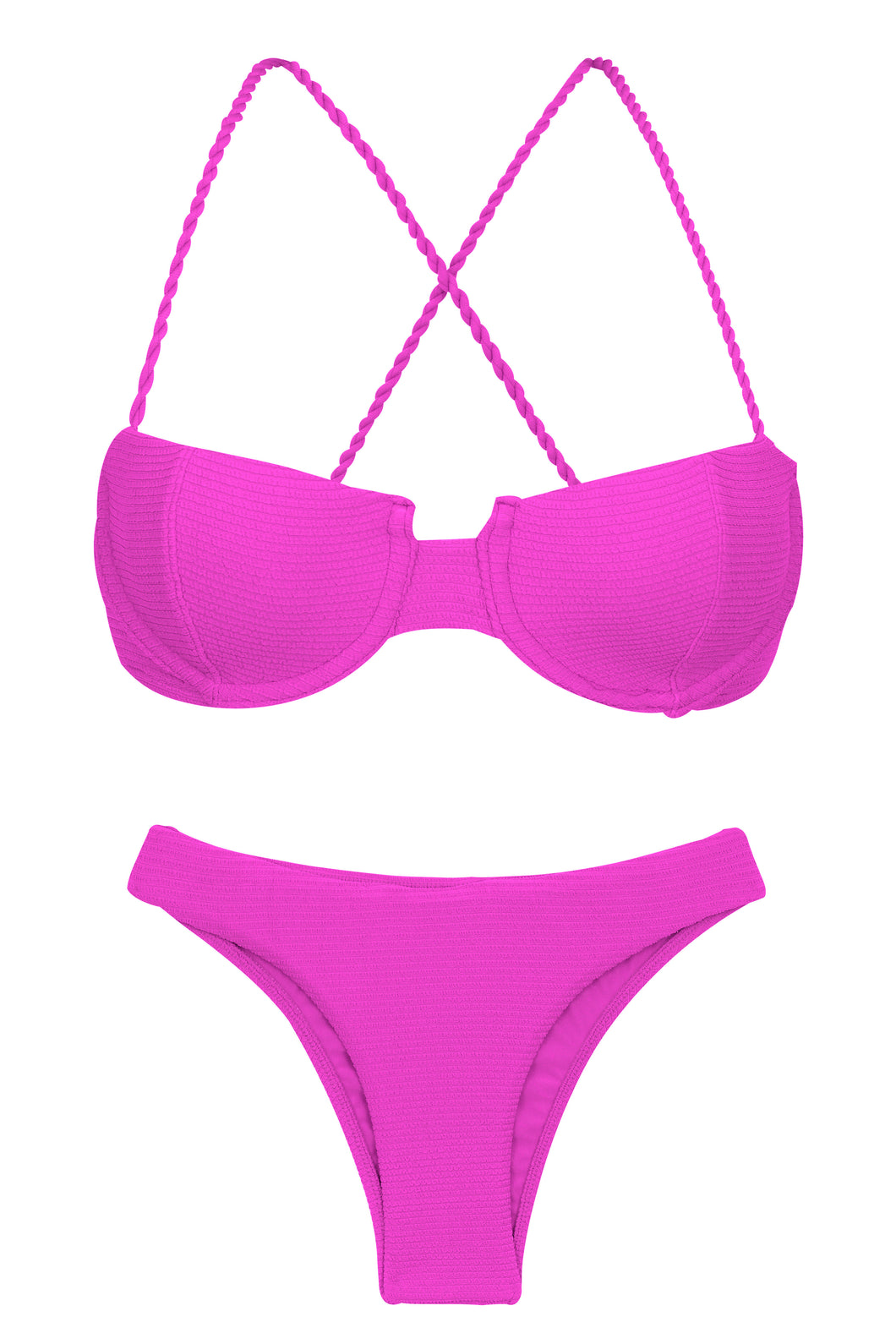 Set St-Tropez-Pink Balconet Essential