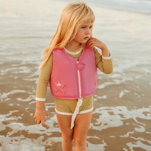 Swim Vest Ocean Tresure Pink Max 18KG 2-3 Years