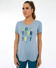 Load image into Gallery viewer, Skin Fit Inspirational Cinza Wind T-Shirt
