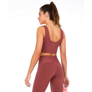 Top Bodytex II Com Laser Marrom Mahogany