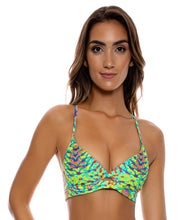 Load image into Gallery viewer, Top High Oasis Babe Multi Green
