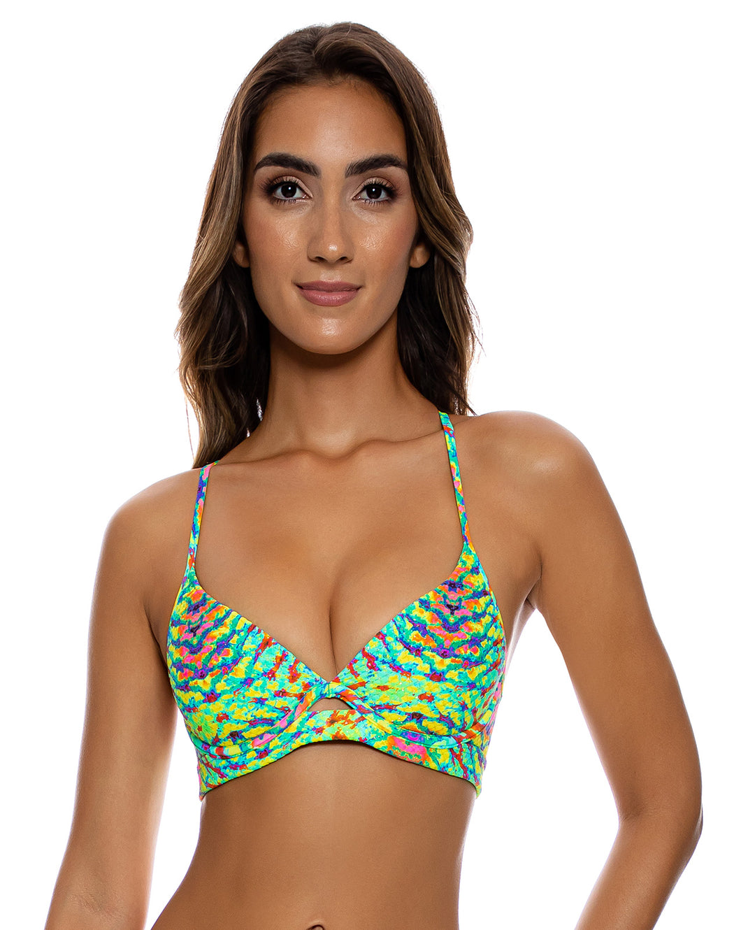 Top High Oasis Babe Multi Green