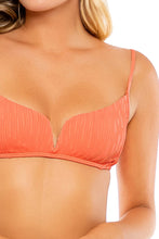 Load image into Gallery viewer, Top River Bralette Costal Coral
