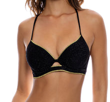 Load image into Gallery viewer, Top Underwire Stardust Black
