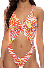 Load image into Gallery viewer, Twist Monokini Love Me Wild
